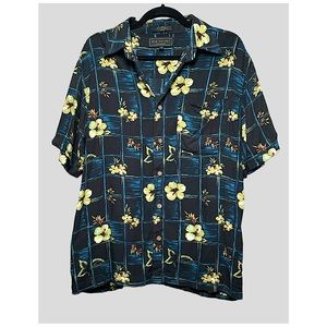 VINTAGE | MENS HAWAIIAN VACATION 90s BUTTON UP